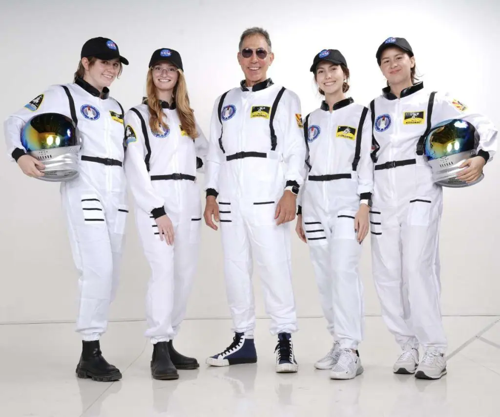 Orthodontic Center LA team wearing astronaut costume